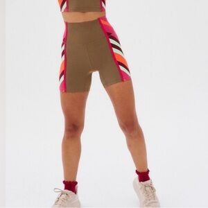 FP Movement Never Better Colorblock Bike Shorts,  Small